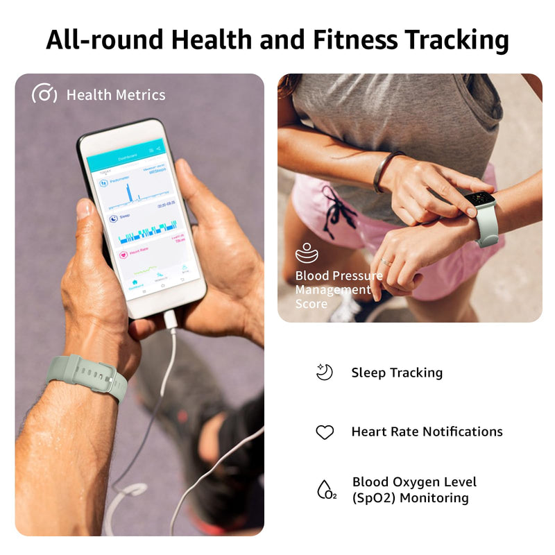 Smart Watch for Men Women Answer/Make Call, 1.85" Smartwatch, Fitness Watch with Heart Rate Blood Pressure Sleep Monitor, 140+Sports, IP68Waterproof Step Counter Compatible with Android IOSGreen