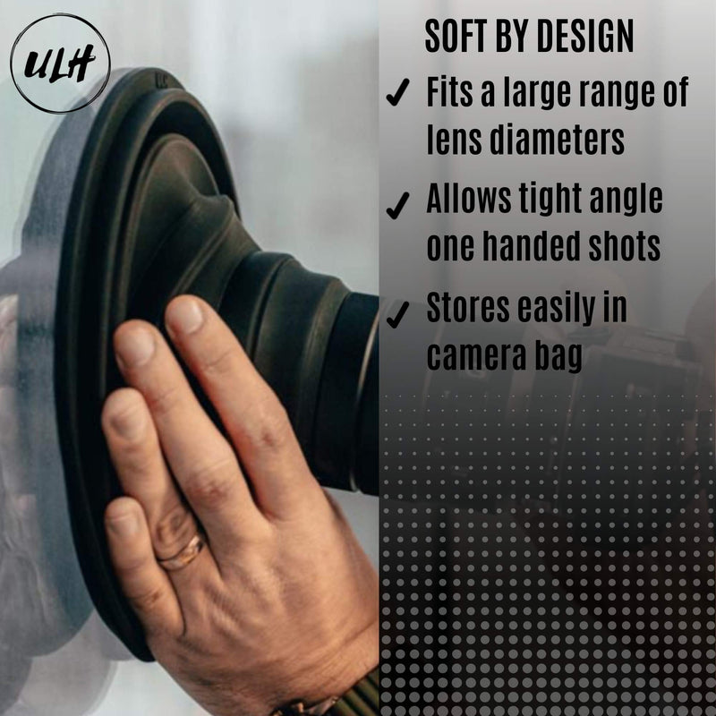[AUSTRALIA] - Original ULHgo Ultimate Lens Hood - Camera Lens Anti Reflection - LenSkirt Antireflection - DSLR Rubber Lens Hoods - Fits 49mm to 82mm Filter Thread - from Kickstarter 