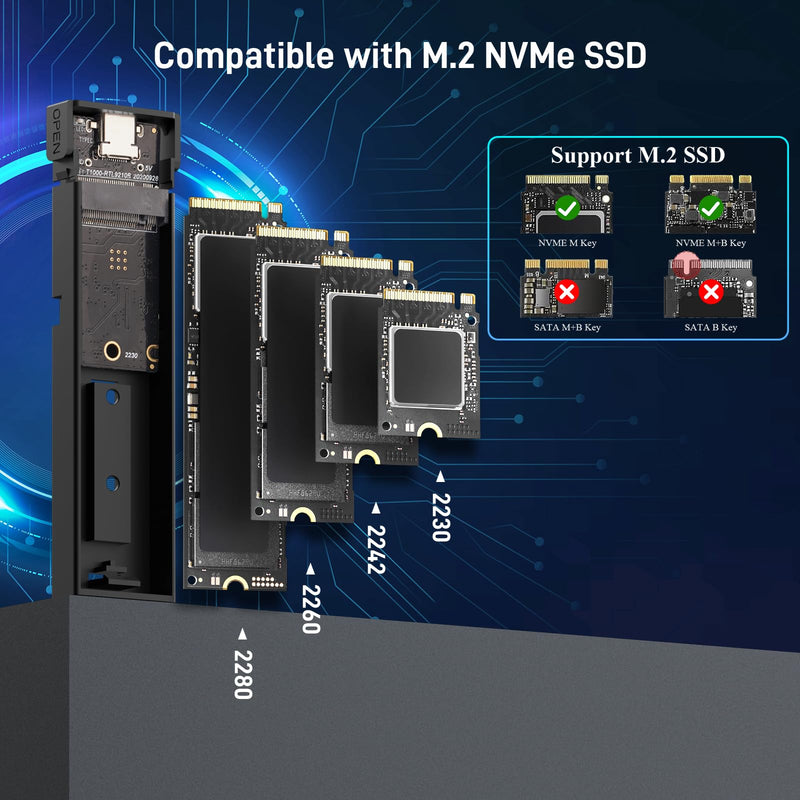 M.2 NVMe SSD Enclosure and Xiaobi M.2 NVMe/SATA SSD Cloner