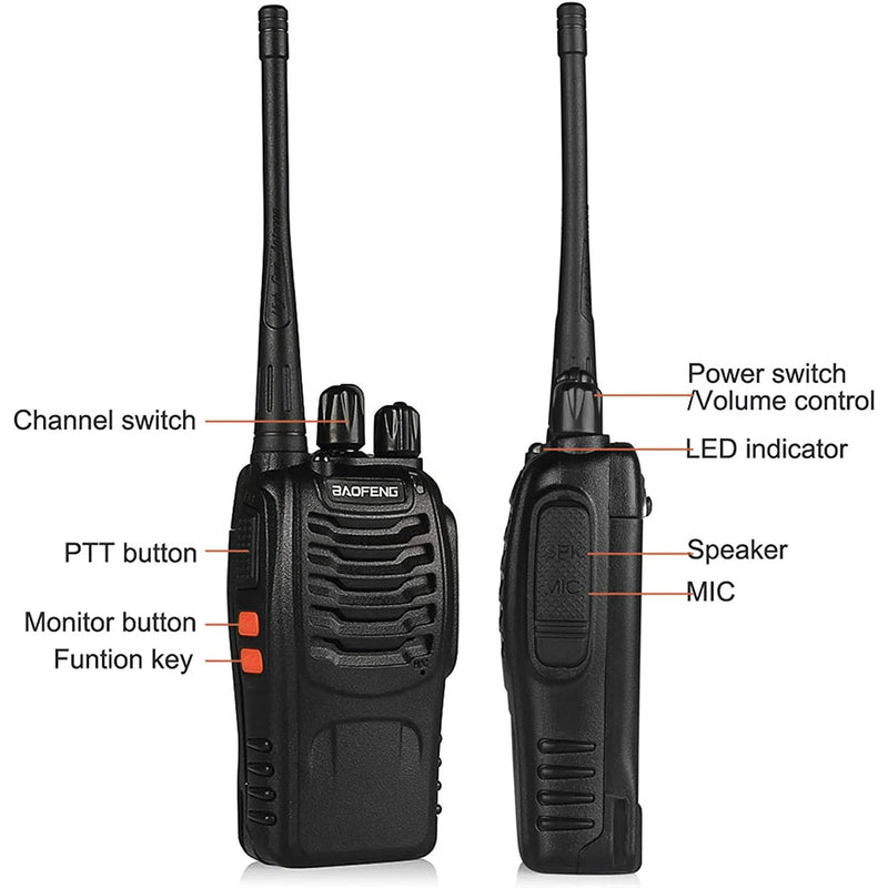 BAOFENG BF-888S Two-Way Radios (Pack of 2)