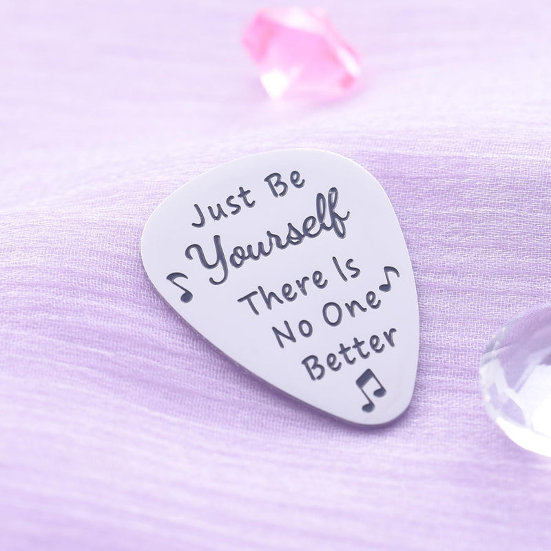 Guitar Pick Inspirational Gifts For Music Lover Fans Girls Boys Stainless Steel Guitar Picks