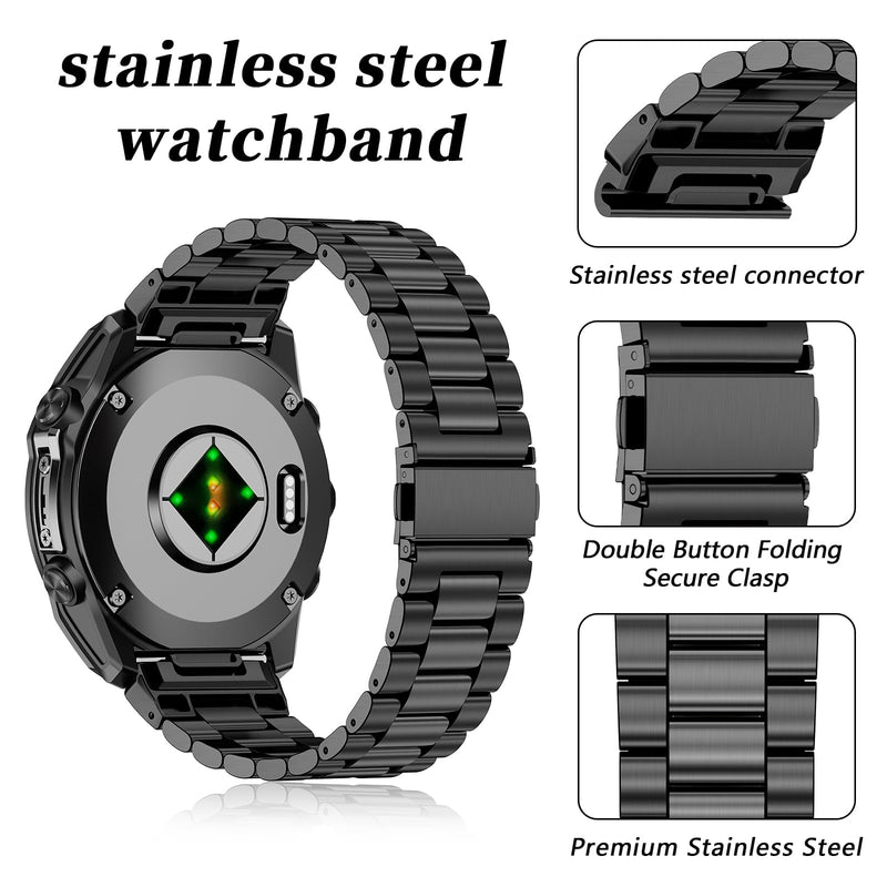 20mm Watch Band Compatible With Garmin Fenix 8 AMOLED 43mm/Fenix 7S pro sapphire solar/Fenix 6S Pro/Fenix 5S Plus/Descent Mk3i 43mm/Mk2s/Approach S70 42mm