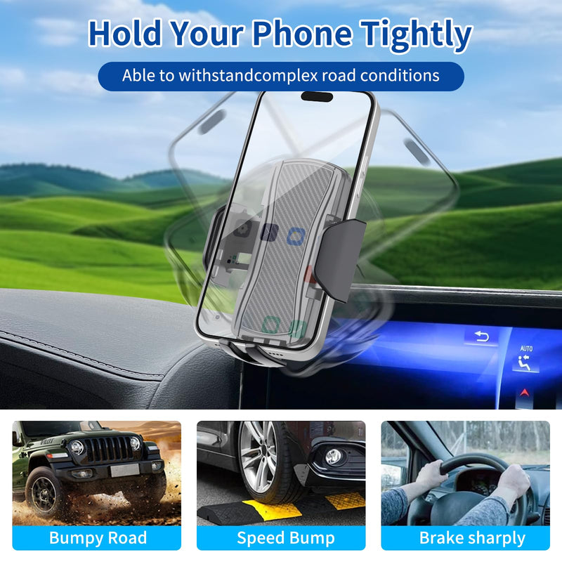 Car Phone Holder for Lexus LX570 2016 2017 2018 2019 2020 2021（12.3 inch Screen），for Smartphone Cradle Auto Accessories Bracket Anti-Shake，360 Degree Rotation，for All Cell Phones