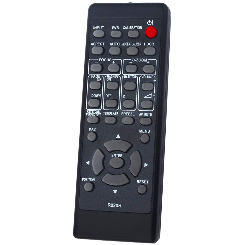 New R020H Replacement Remote fit for Maxell LCD Projector MC-AW3006 MC-AW3506 MC-AX3006 MC-AX3506 MC-CW301 MC-CX301 MC-TW3006 MC-TW3006E MC-TW3506 MC-TW3506E MCAW3006 MCAW3506 MCAX3006 MCAX3506