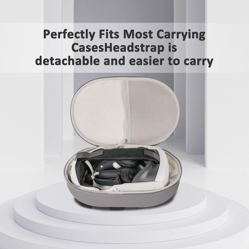 Comfort Head Strap for Oculus Quest 3,Replacement for Elite Strap,Super Soft Foam and Skin-Friendly PU Surface, Lightweight and Adjustable VR Accessories Compatible with Oculus/Meta Quest 3