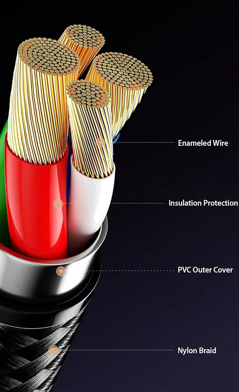 [AUSTRALIA] - VENTION USB Type C to 2 RCA Audio Cable Type-C RCA Cable 2rca Jack USB-C Audio Line Compatible for Xiaomi LG Home Theater Amplifier DVD TV Speaker (1m/3ft) 1m/3ft 