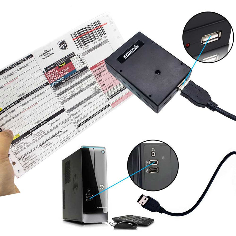 [AUSTRALIA] - Embedded Mini Barcode Scanner Scan, Symcode CCD Barcode Reader Module Scanner Cell Phone Computer Screen Scan 