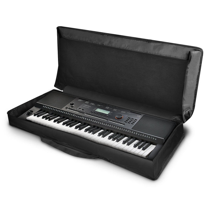 Flexzion Piano Keyboard Gig Bag (61 Key Note) Digital Electronic Keyboard Waterproof Soft w/Carrying Handle, Pockets, Adjustable Shoulder Strap, Music Storage Accessories for Concert Tour Travel