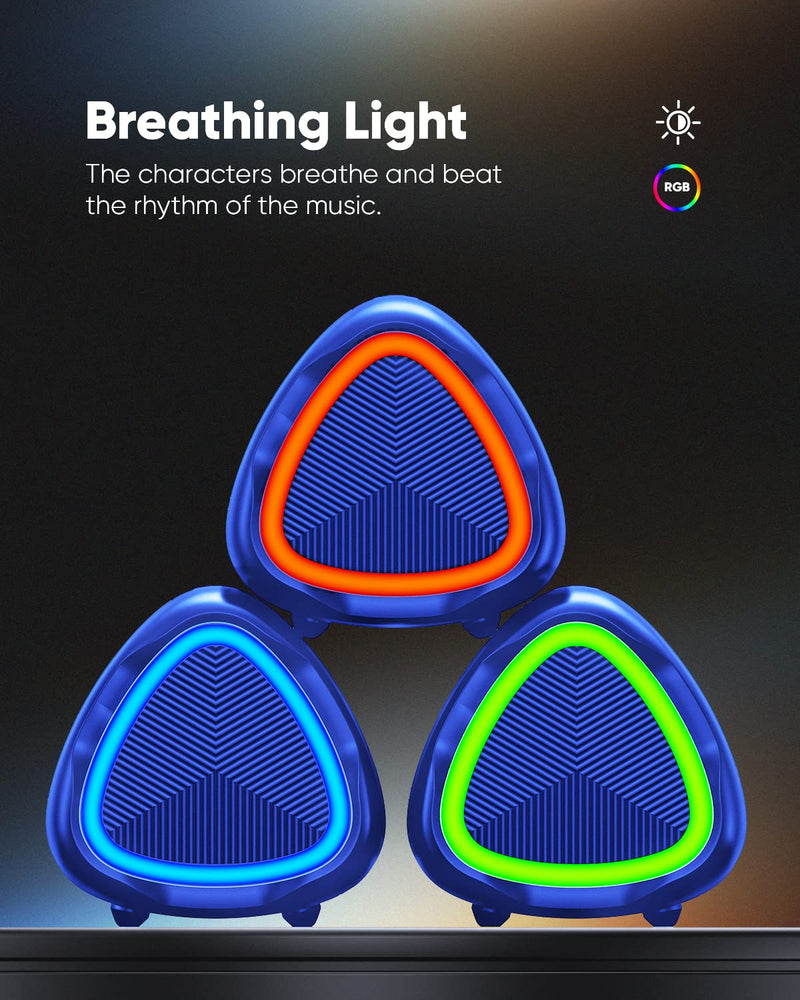 Bluetooth Portable Wireless Speakers with HD Sound, IPX5 Waterproof, Up to 24H Playtime, TWS Pairing, BT5.3, for Home/Party/Outdoor/Beach, Electronic Gadgets, Birthday Gift (Blue) 1pcs-Night Blue