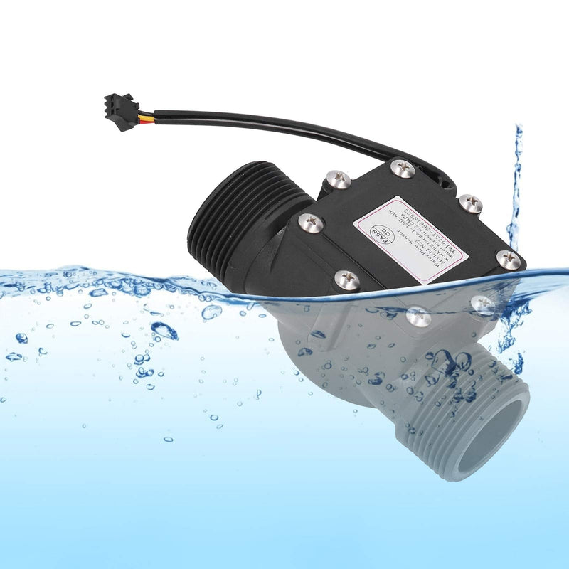 Water Flow Sensor YF-DN32 G1.25 in Service Water Flow Meter, Pipe Water Flow Meter, DC3-24V Hall Sensor