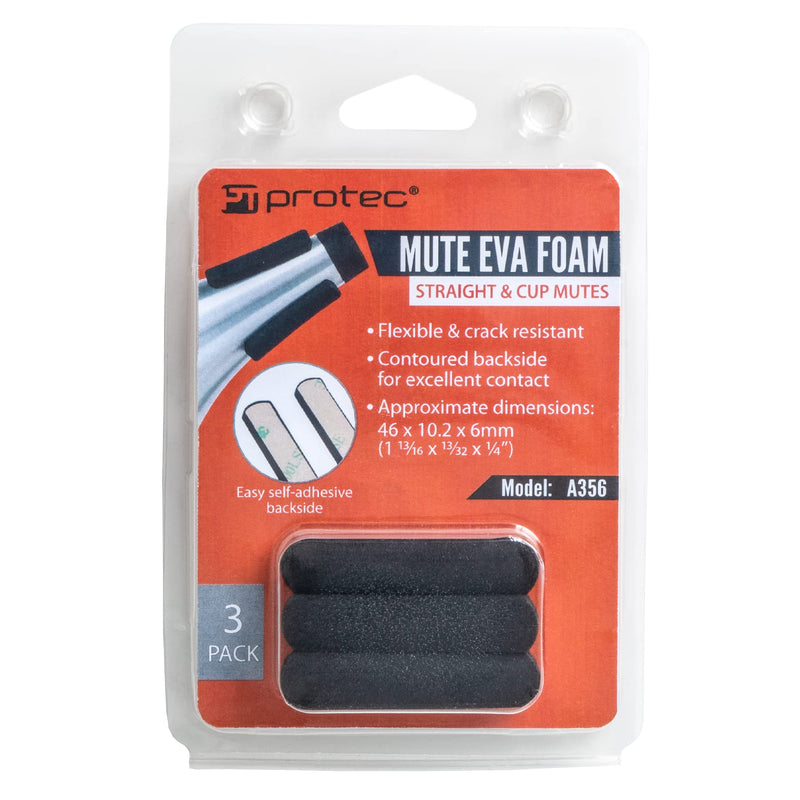 [AUSTRALIA] - Protec Model A356 Mute Replacement EVA Foam (3-Pack), 46 x 10.2 x 6mm 46 x 10 x 6mm 