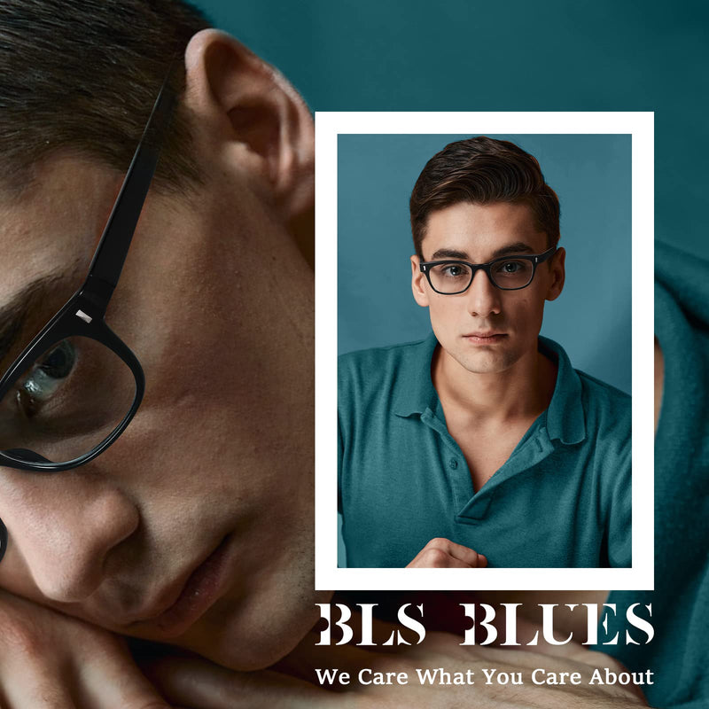 BLS BLUES Reading Glasses for Women/Men Blue Light Blocking, Computer Readers Anti Migraine/Eye Strain Blocker Eyewear 5Packs (Leopard/Tortoise/Black/Grey/Clear, 1.5) *Leopard/Tortoise/Black/Grey/Clear 1.5 x