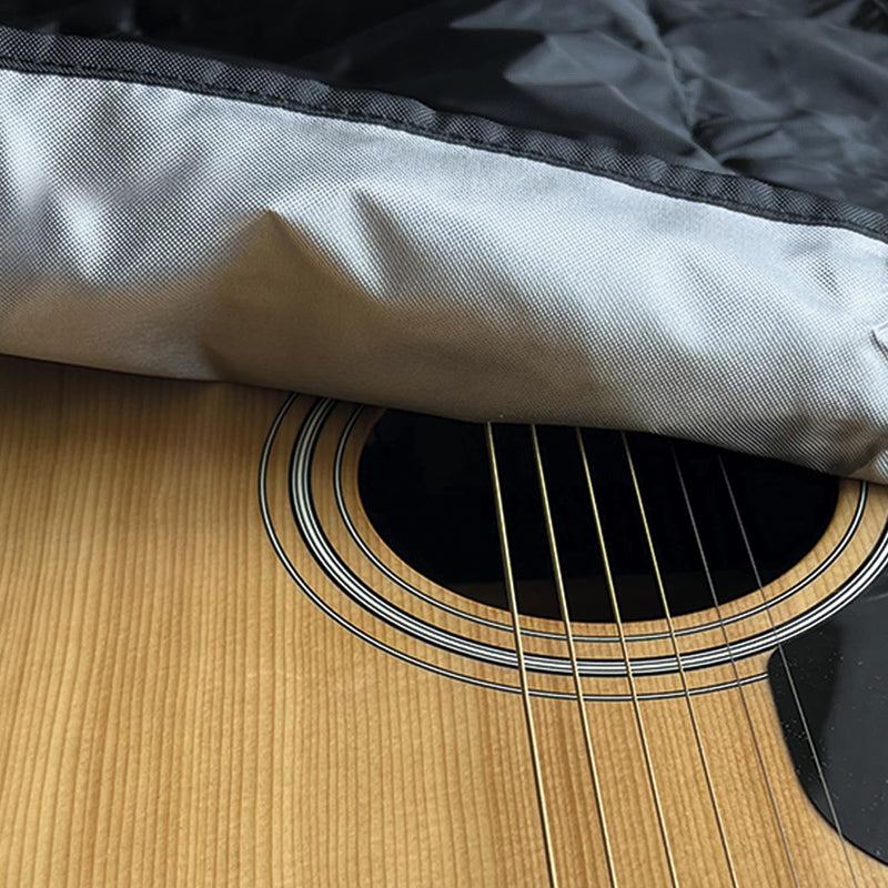 [AUSTRALIA] - Guitar Dust Cover Bag Protective and Storage for Acoustic Electric and Bass Guitars From Sun Dust Dirt UV Rays Moisture Water Resistant 4 20D Oxford Polyester Complete with Microfiber Cloth 