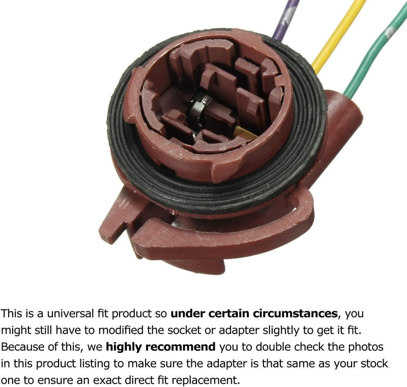 [AUSTRALIA] - iJDMTOY Hyper Flash/Bulb Out Error Fix Wiring Adapters Compatible with 3157 3057 3155 3357 3457 4157 LED Bulbs Turn Signal or Tail Brake Lights 