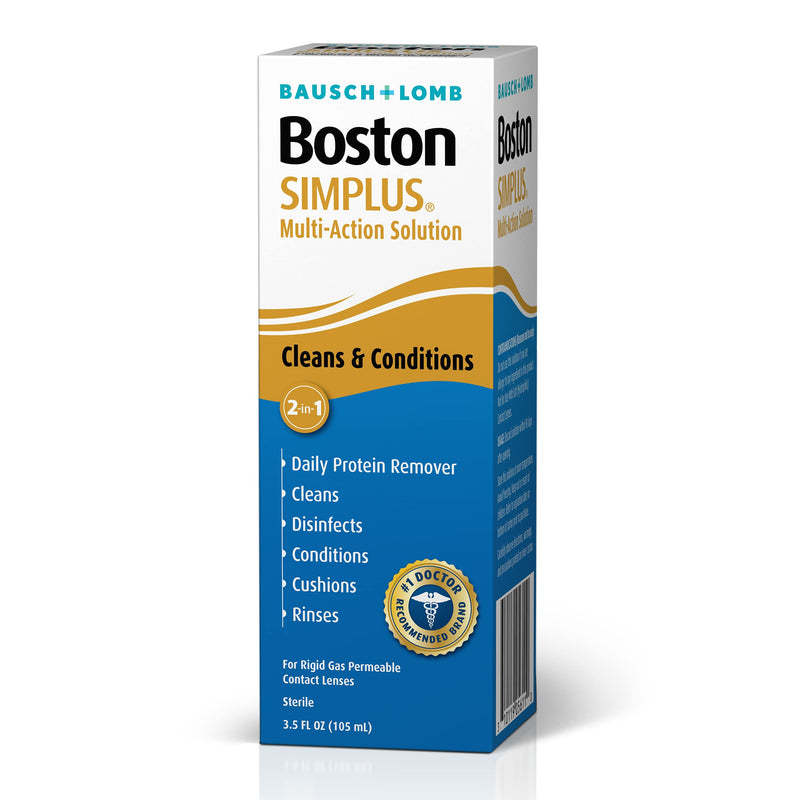[AUSTRALIA] - Boston Simplus Contact Lens Solution, for Gas Permeable Contact Lenses, 3.5 Fl Oz 