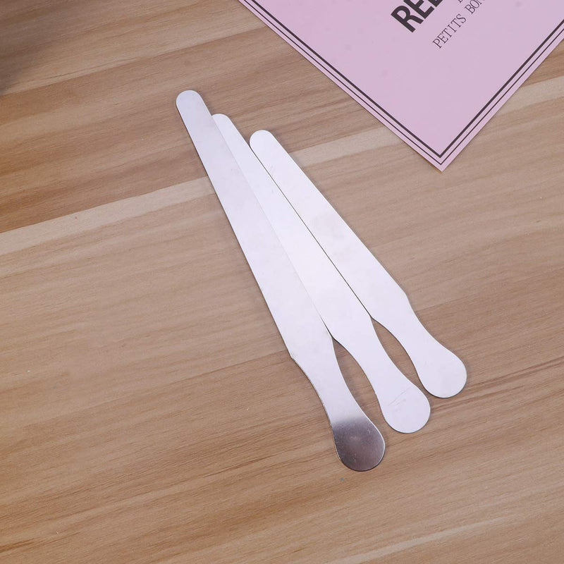 SuPVOX 3 x Stainless Steel Tongue Spatulas with Cheek and Lip Squeegee (14cm+16cm+18cm)