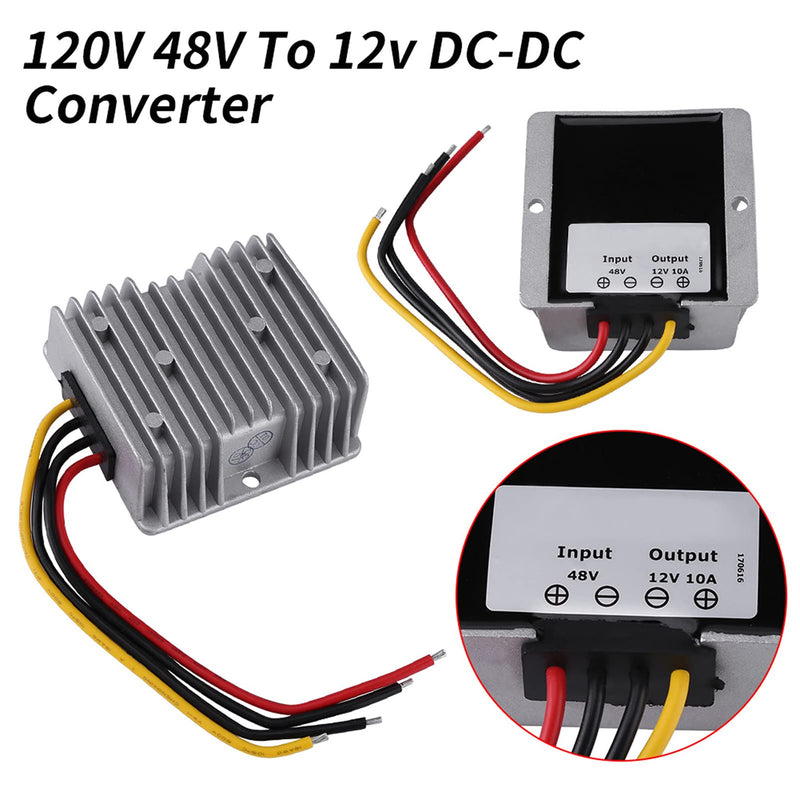 DC-DC Voltage Converter Buck Power Supply Module for Car Vehicle 48V to 12V 10A 120W