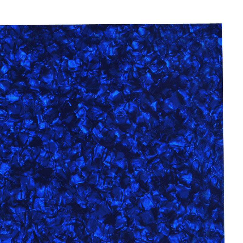 [AUSTRALIA] - 3 Ply Guitar Pickguard 29x43cm DIY Blank Guitar Bass Pickguard Scratch Plate Material Sheet for Strat Tele Electric Guitar Jazz Precision Bass (Blue pearl) 
