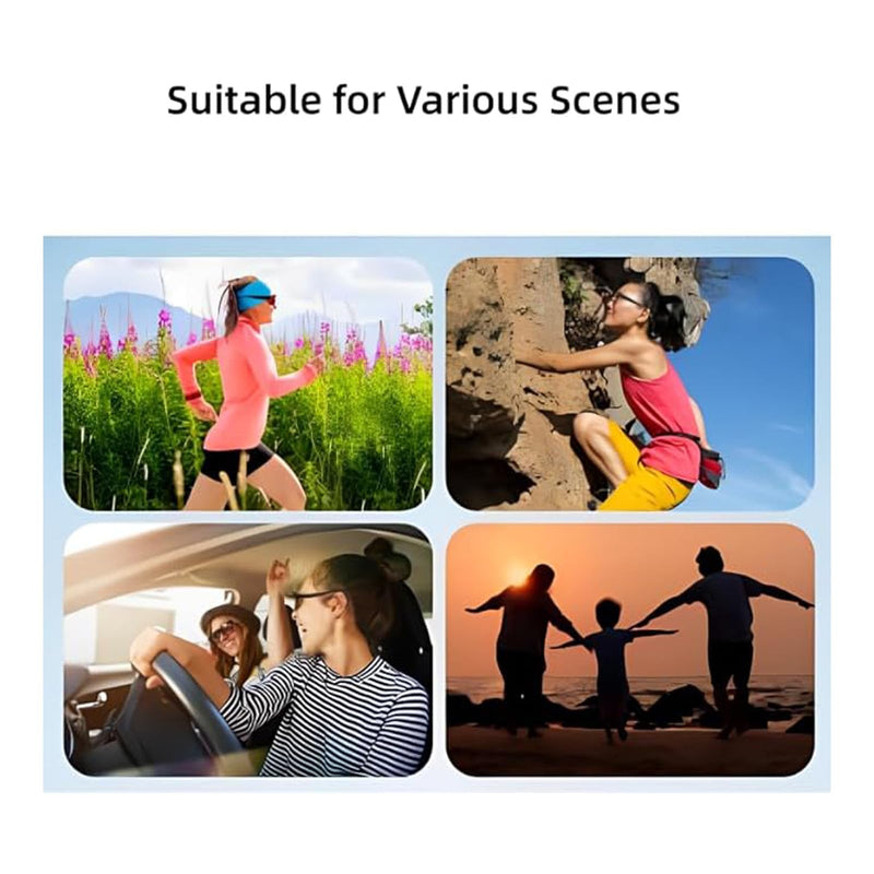 Camera Wearable Video Recording Glasses 1080p - Outdoor Sports Camera Glasses with 32GB Memory Card
