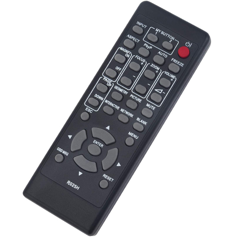 Replacement Remote R025H HL03037 fit for Hitachi Projector CP-EU4501WN CP-EU5001WN CP-EW3051WN CP-EW3551WN CP-EX3051WN CP-EX3551WN CP-EX4551WN CP-EW4051WN CP-EX5001WN CP-EW5001WN CP-EX303 CP-EX353