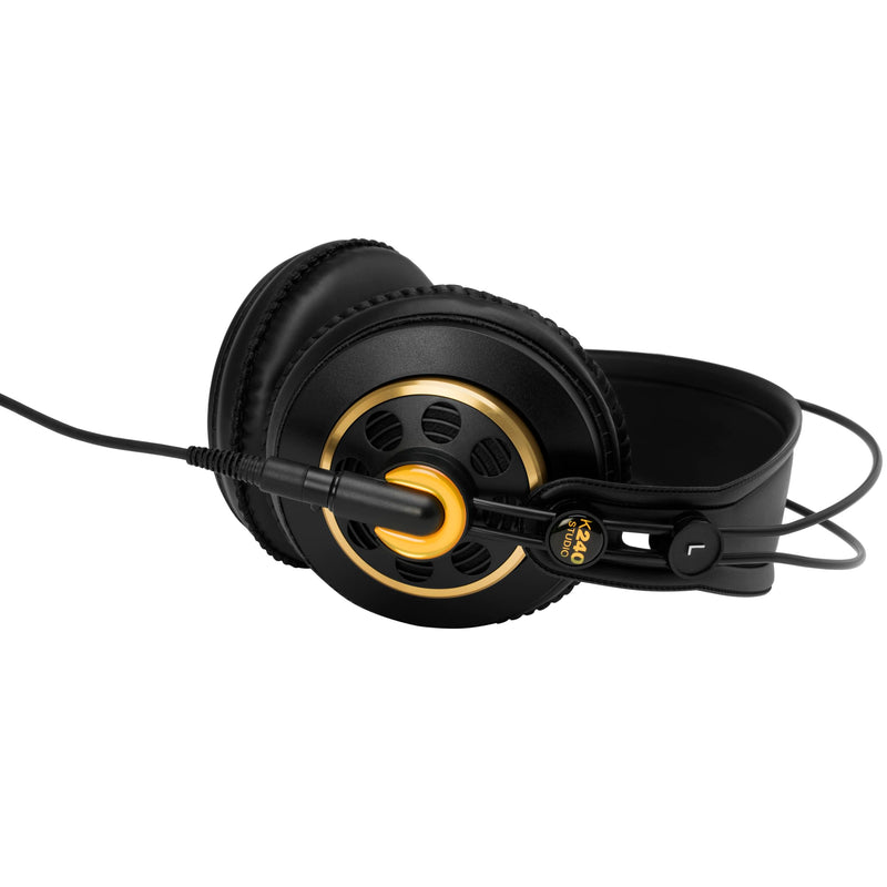 AKG K240STUDIO Semi-Open Studio Headphones | XXL transducers with Varimotion diaphragms and 55 Ohm impedance for mixing, mastering and playback Over Ear Headphones