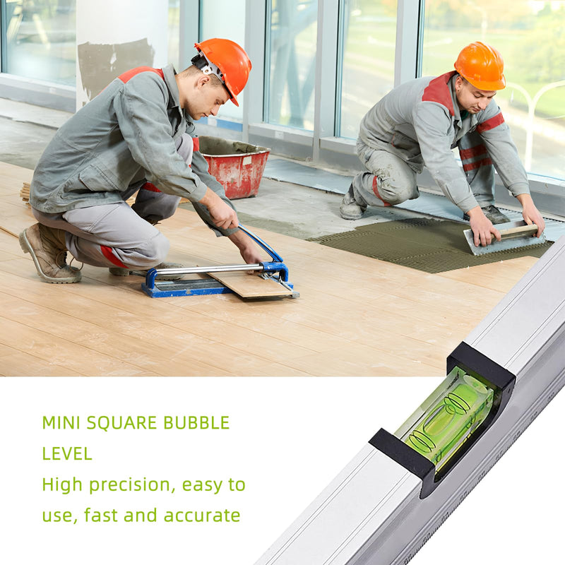 5 pieces mini spirit level, 15 x 15 x 40 mm precision bubble level, spirit level for camping, caravan, motorhome, camera equipment Style C-5PACK