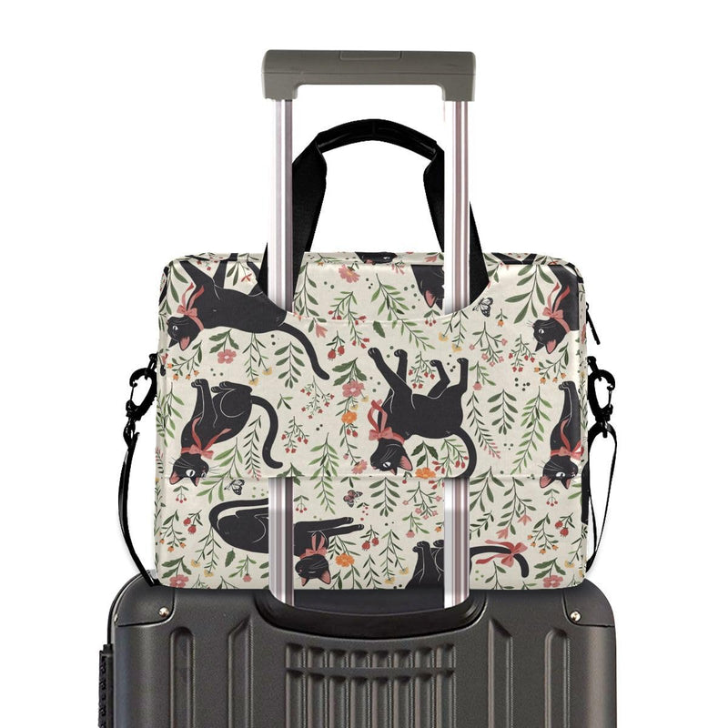 Cute Cat Laptop Case 15.6 in Computer Bag | Waterproof Laptop Briefcase Laptop Bag for Women & Men Cute Cat