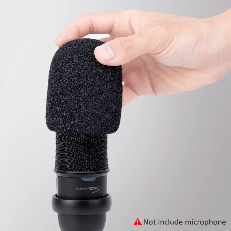 SoloCast Microphone Pop Filter Windscreen - Noise Reduction Gaming Mic Foam Covers, Mic Foam Cover Pop Filter Compatible with HyperX SoloCast White by SUNMON HyperX SoloCast Mic Cover