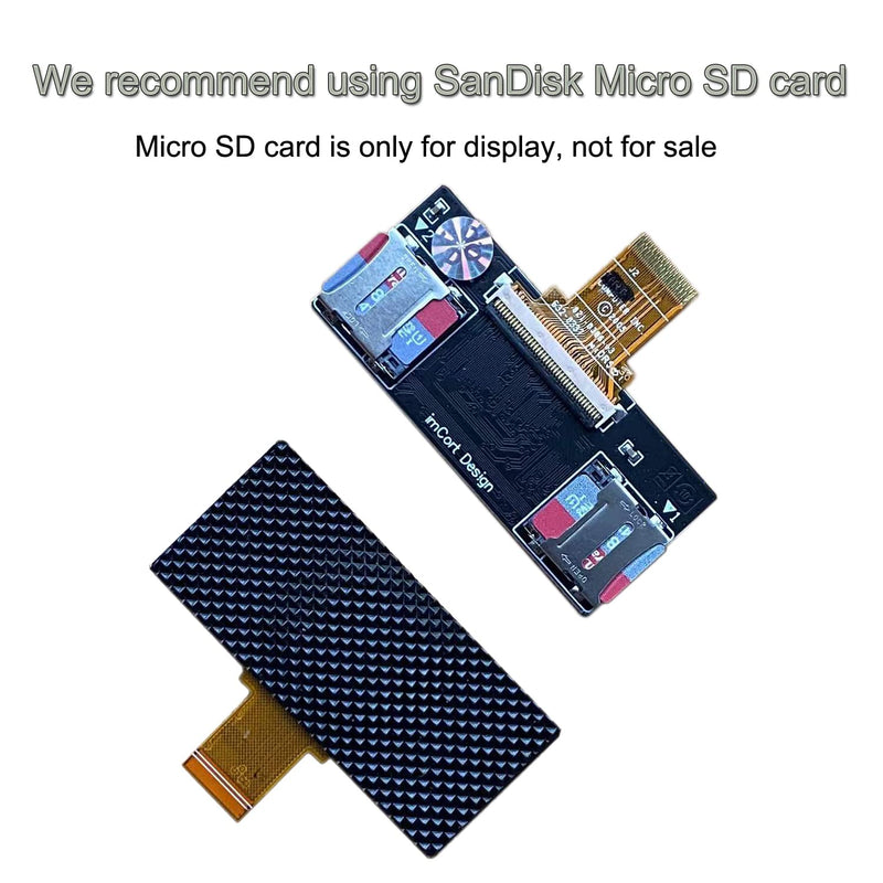 FIP02 Dual Micro SD Adapter for iPod Classic iPod Video 5th 5.5th 6th 6.5th 7th 7.5th TF Card Adapter Replace MK8022GAA MK1634GAL MK1231GAL