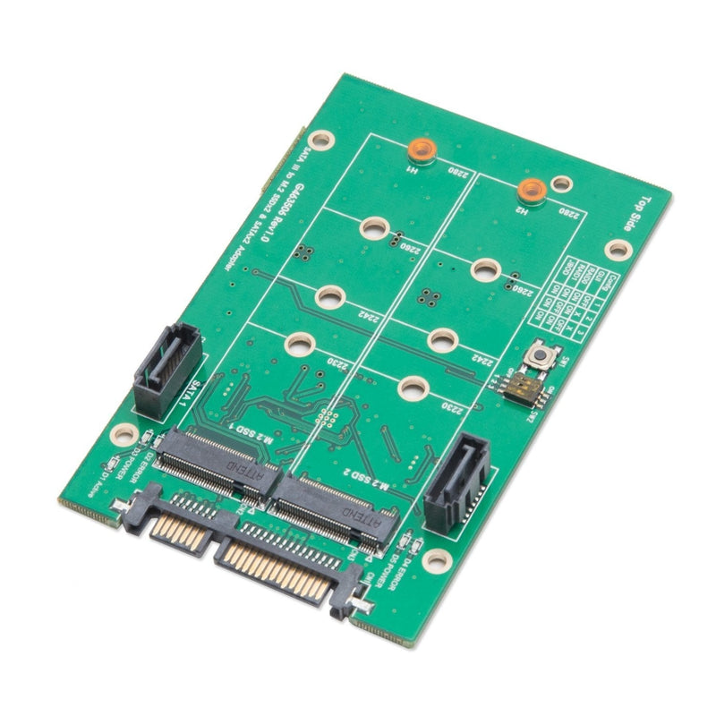 Syba SY-ADA40102 3.5" SATAIII to M.2 SSD RAID Adapter Green M.2 RAID + SATA