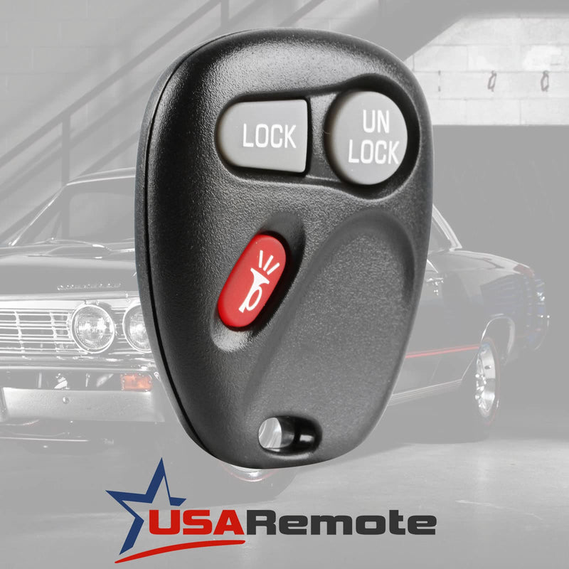 2001 2002 Key Fob Keyless Entry Remote fits Cadillac Escalade/Chevy Avalanche S10 Silverado Suburban Tahoe/GMC Sierra Sonoma Yukon (KOBLEAR1XT, 15042968) g-968