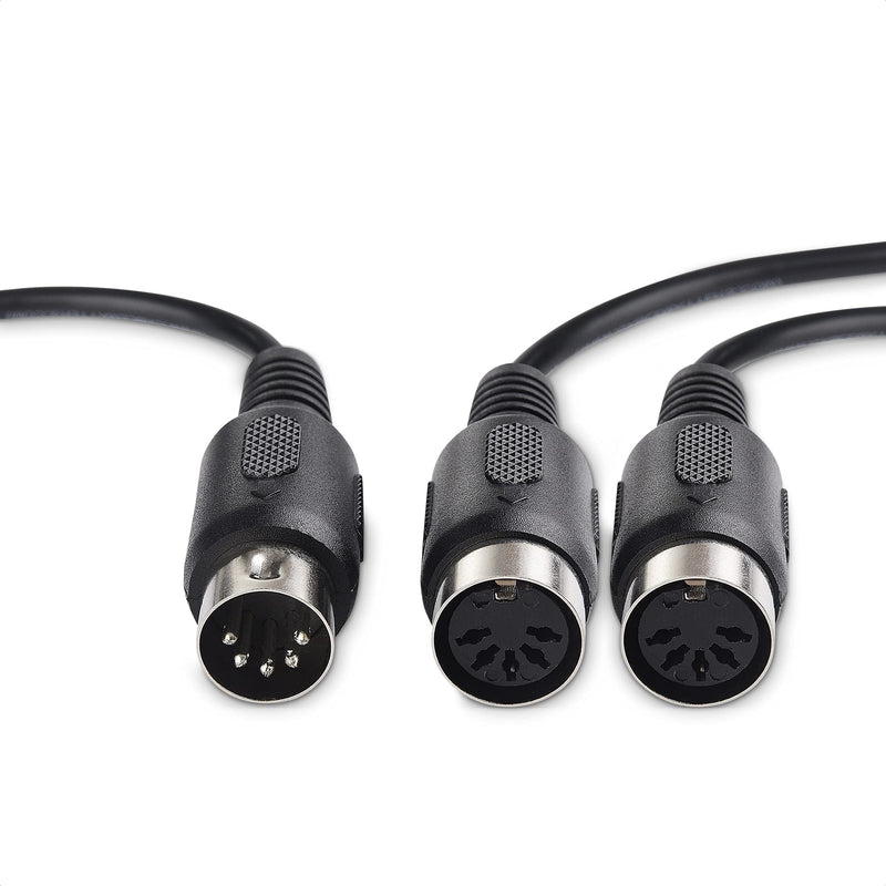[AUSTRALIA] - Cable Matters 5-PIN DIN MIDI Splitter Cable (Dual MIDI Cable) - 0.5 Meters / 1.6 Feet 