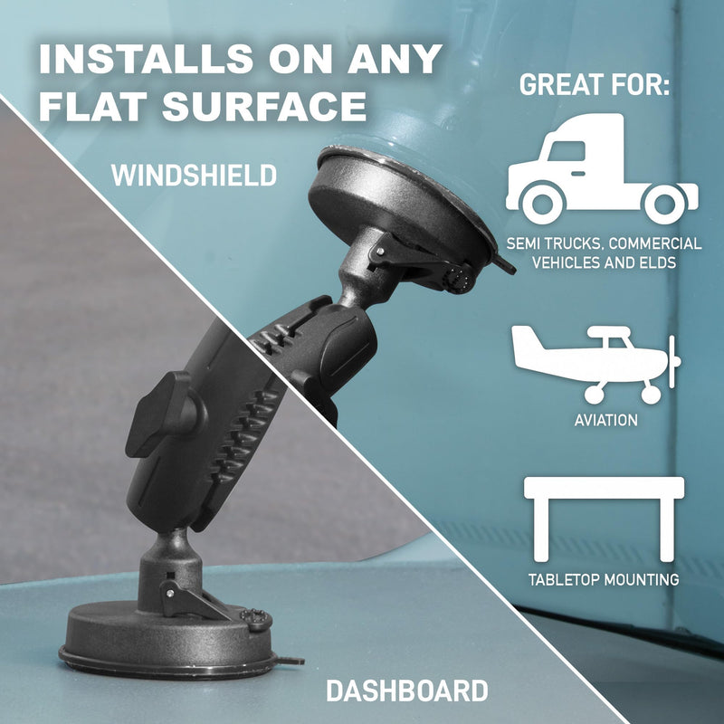 iBOLT TabDock BizMount Tablet Suction Cup Mount for Trucks & Vehicles