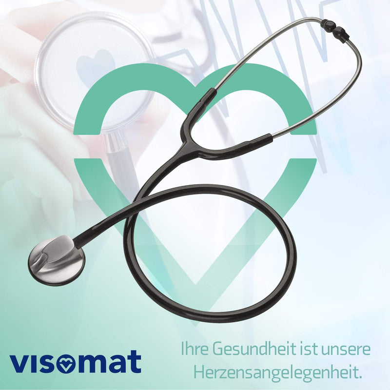 visomat 27900 Stethoscope for Auscultation of Adults and Children, Black, 155 g