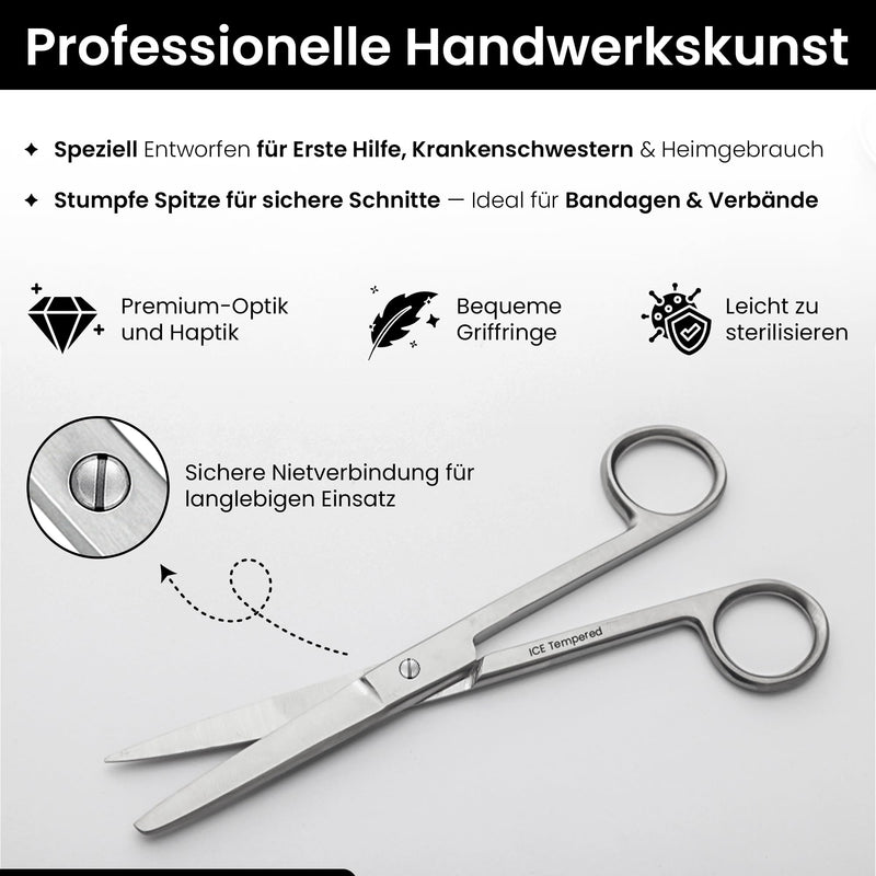 Bandage Scissors 14.0 cm Blunt Blade