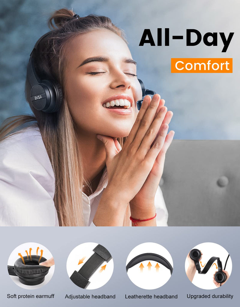 [AUSTRALIA] - Headsets with Microphone for Laptop, 3.5mm Wired Computer Headset Super-Lightweight Noise Cancelling Headphones with in-line Control Volume & Mute, PC Headset Perfect for Classroom, Home or Office 3.5mm Computer Headset 