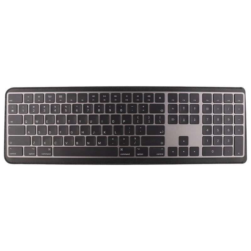 GuardV Leather Series for Apple Magic Keyboard with Numeric Keypad A1843 A2520 Touch ID MQ052LL/A MK2C3LL/A MMMR3LL/A - Protective Sleeve Cover Case Pouch (Black) Black