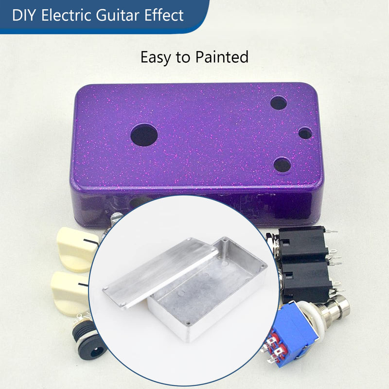 Pedal Enclosure Guitar Pedal Enclosure 1590b Aluminum Box Stomp Box Pedal Box 1590b Guitar Pedal Enclosure For Diy Guitar Pedal 3 Pack