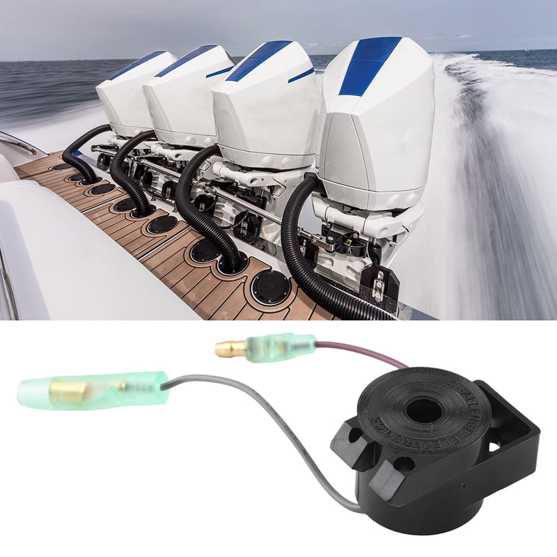 Outboard Audio Warn Alarm, Outboard Engine Remote Control Box 816492A1 Single and Double Key Panel Replacement Boat Warn Alarm Universal Fits for New Marine ALARM ASSY