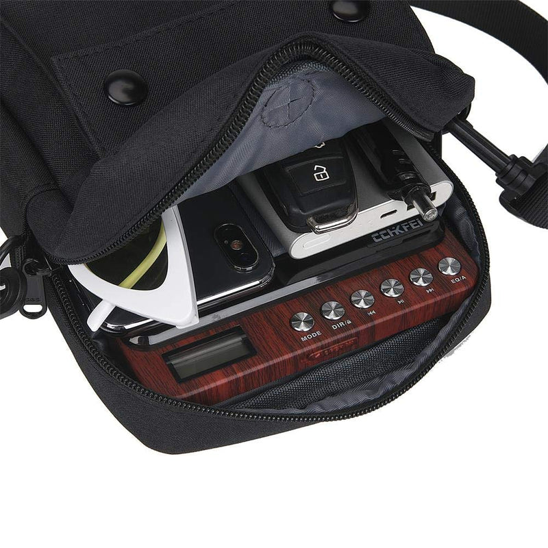 Portable CD Player Bag, CCHKFEI Waterproof CD Drive Bag Handbag Multipurpose CD Player Case Mini Shoulder Bag Fits Most CD Players