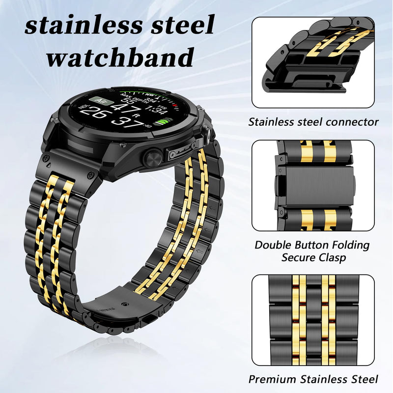 ZPJPPLX 26mm Quick fit Watch Band Compatible with Garmin Fenix 8/tactix 8 AMOLED 51mm/Fenix 7X pro/7X/6X Pro/6X/5X Plus/5X/3 HR/3, for quatix 8/epix Pro 51mm/Enduro 3 2/tactix 7 Pro
