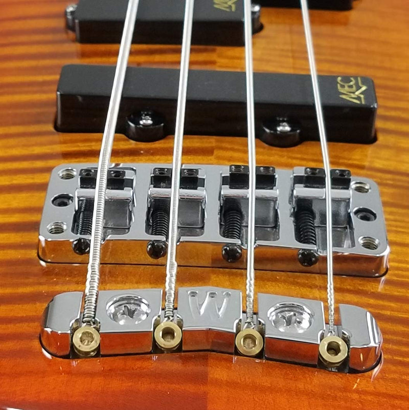 GHS Strings GHS Balanced Nickels 4 Bass Strings Light Gauge, 40-101 (37.25" Winding) (4L-NB), Silver Light 4 Strings Pack of 1