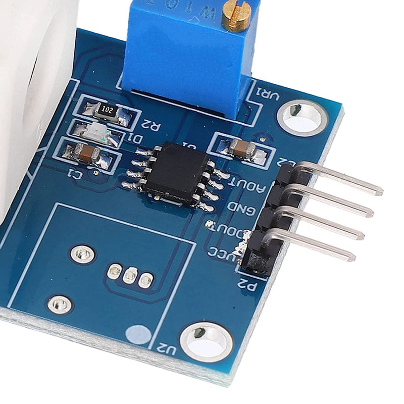 Deror Hall Current Sensor DC 5V Hall Current Detection Sensor Module 35A Short Circuit Overcurrent Protection Detector WCS1800