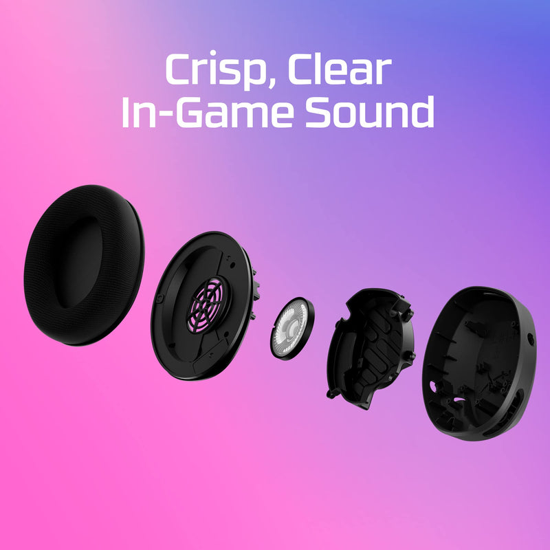 [AUSTRALIA] - HyperX Cloud Stinger 2 Core – PC Gaming Headset, Lightweight Over-Ear Headset with mic, Swivel-to-Mute mic Function, DTS Headphone:X Spatial Audio, 40mm Drivers,Black Black/Red Wired 