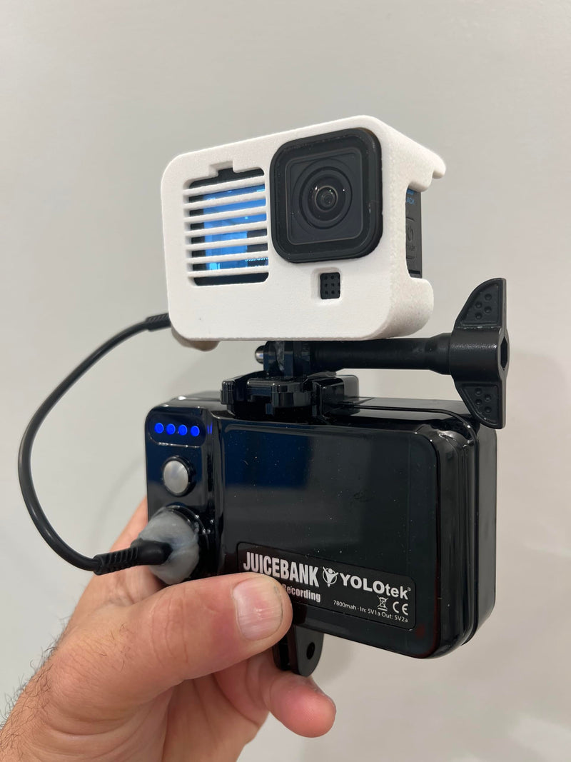 YOLOtek Veteran Owned - Sun Shade for GoPro Hero9, 10, 11, 12, 13-3D Thermal Design to Block Sun & Prevent Overheating for Outdoor Filming/Streaming