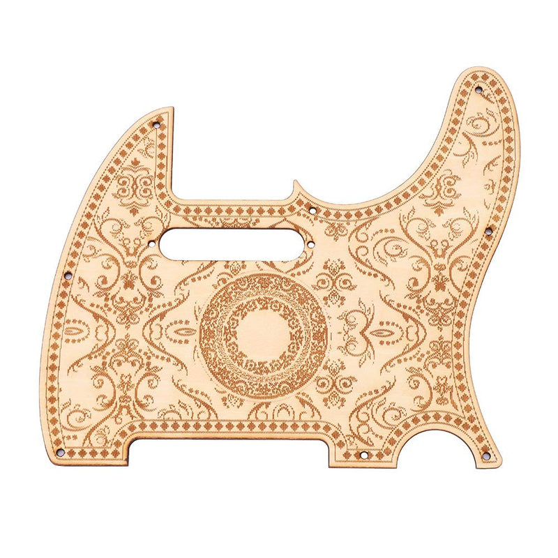 Telecaster Pickguard, Maple Wood Telecaster Control Plate, Guitar Pickguard Suitable for TL Electric Guitar