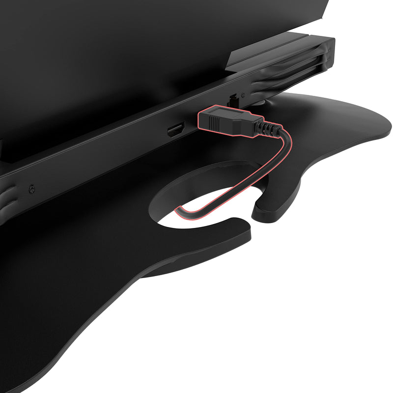 Add-On Laptop Cooling Fan Pad – CTA Add-On Digital USB-Powered Cooling Pad Fan with VESA-Compatible Laptop Holder for Laptops 7" to 15" - Black - (ADD-LTPCF)