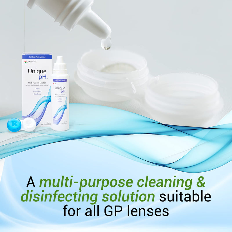 Menicon Unique pH Multi-Purpose Contact Lens Solution With Lens Case (4 Fluid Ounces) 4 Fl Oz (Pack of 1)