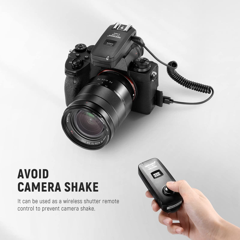 NEEWER 2.5mm to S2 Remote Shutter Release Cable, Compatible with Sony A1, A9 II, A9, A7R V/IV, A7S III, A99 II, A7R II, A7S II, A7 II, A7R, A7S, A7, A6600, A6500, A6300, A6000, RX10 IV Cameras