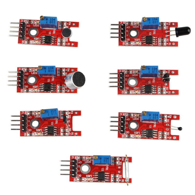 Dollatek Arduino Raspberry Pi Starter Kit 37 in 1 Sensor Module Arduino UNO R3 Mega2560 Nano K5